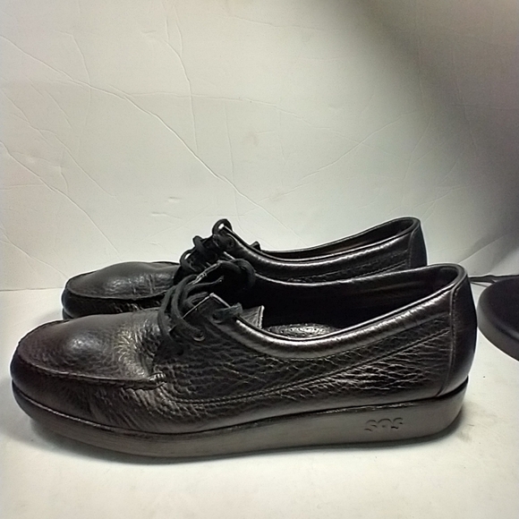 SAS Amigo Black Leather Comfort Laceup Shoes Men\'s sz 15N. main image 8